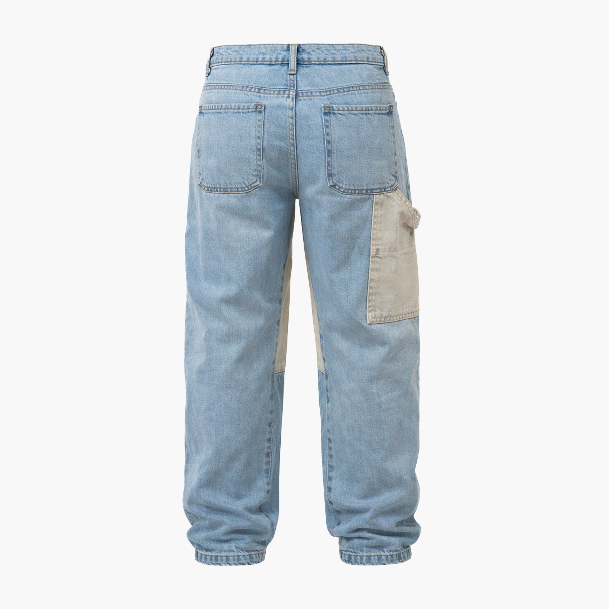 Jean Baggy Bicolore – Coupe Oversize