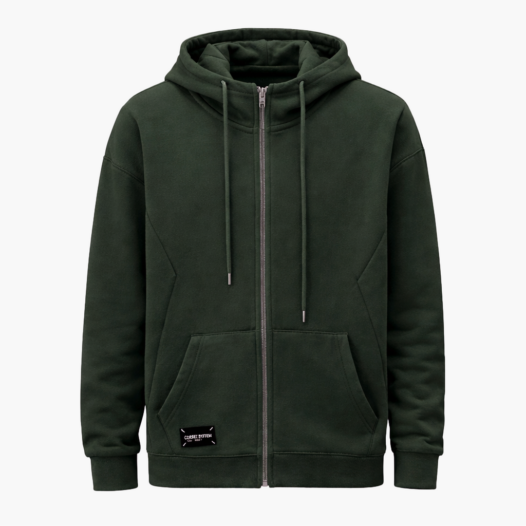 Minimal Zip Hoodie – Everyday Fit