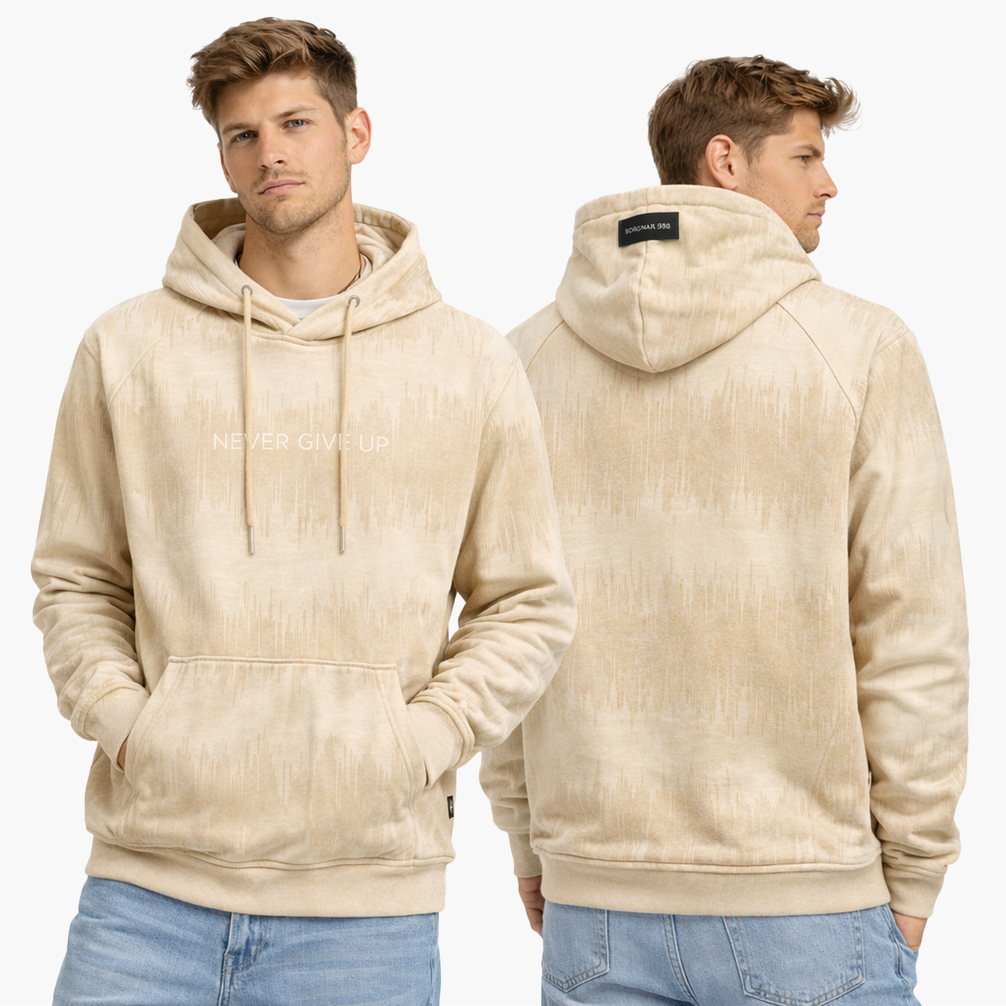 Hoodie Texturé Premium – Minimal Moderne
