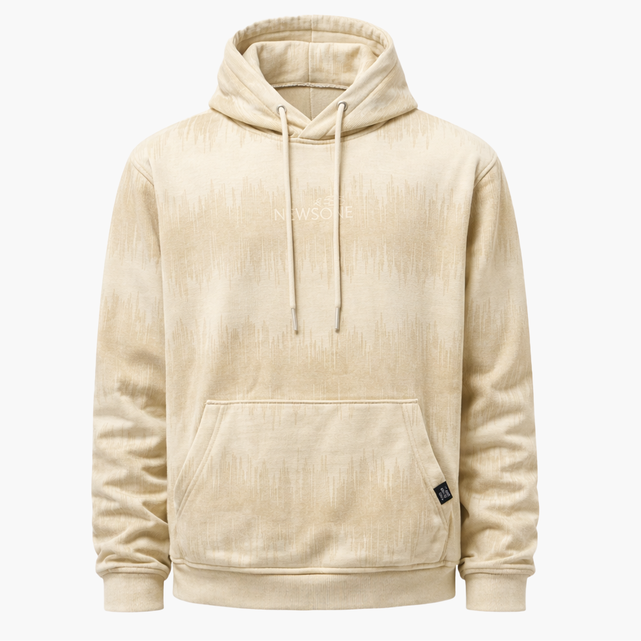 Hoodie à Motif Discret – Élégance Urbaine