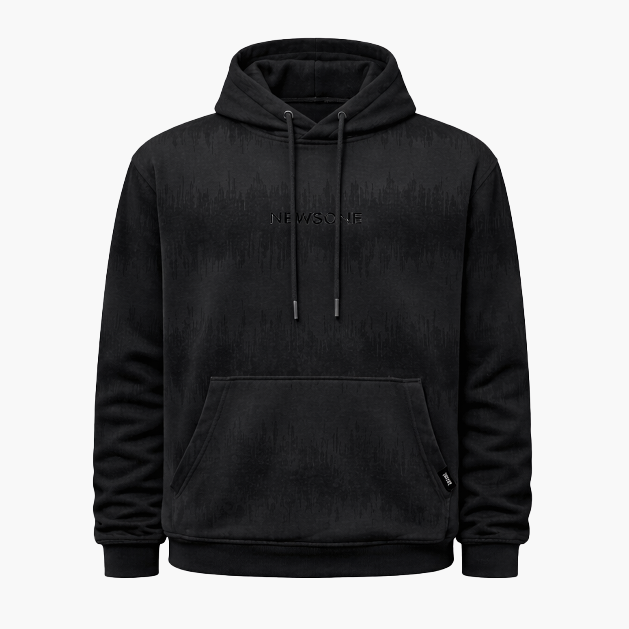 Hoodie à Motif Discret – Élégance Urbaine