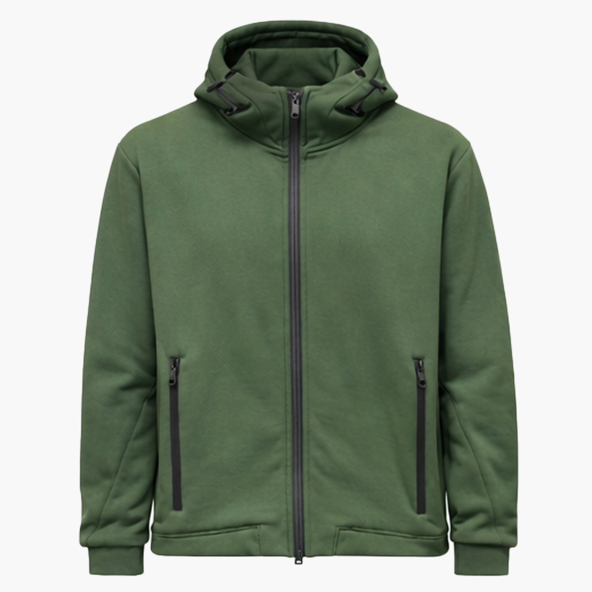 Hoodie Zippé Vert – Esprit Sport & Urbain