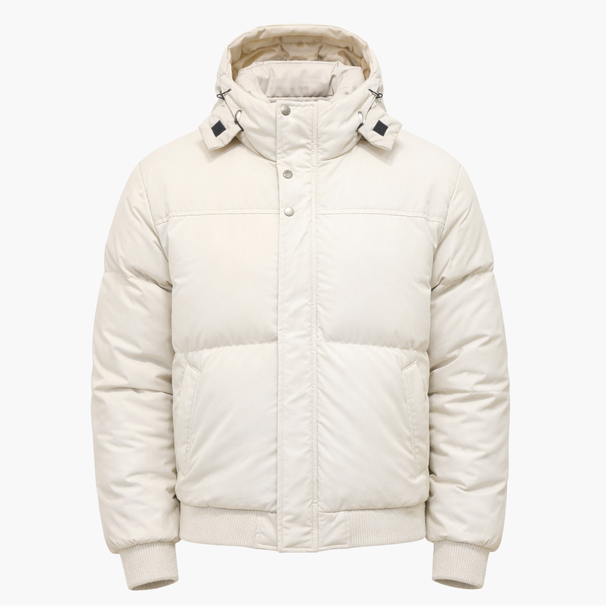 Doudoune Noire à Capuche – Élégance Urbaine