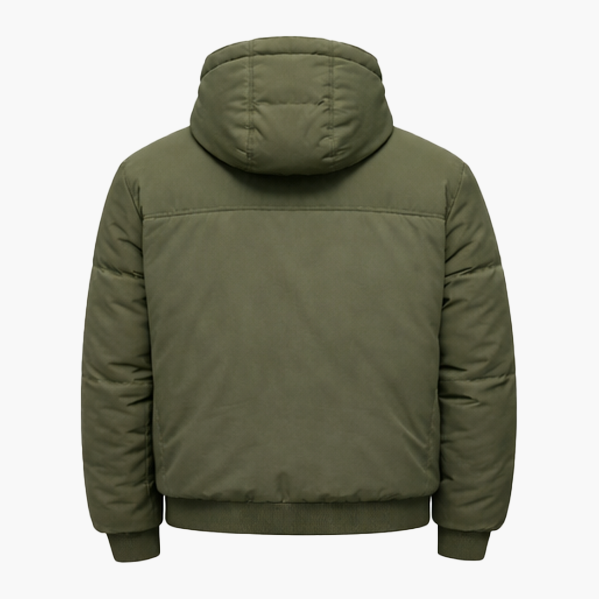 Doudoune Verte à Capuche – Style Nature & Urbain